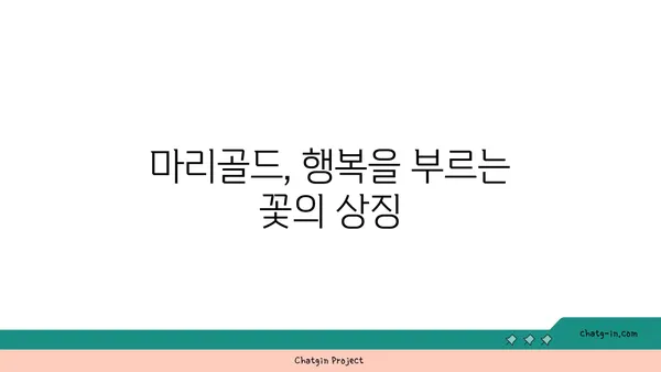 마리골드 꽃말과 전설| 행복을 부르는 꽃의 의미 | 마리골드, 꽃말, 전설, 행복, 의미, 기원