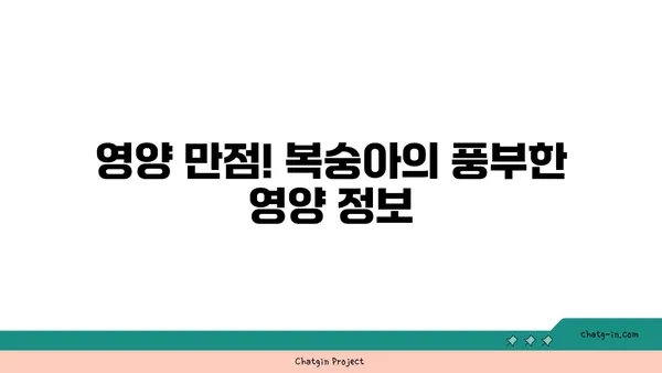 복숭아의 영양학적 강국| 건강과 맛의 완벽한 조화 | 복숭아 효능, 영양 정보, 맛있는 복숭아 고르는 팁