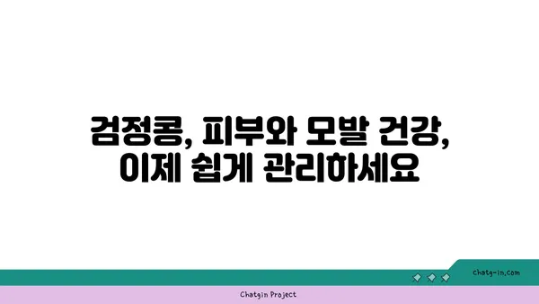 검정콩의 과학적 경이| 건강한 피부와 두발을 위한 영양 솔루션 | 검정콩 효능, 피부 건강, 모발 관리, 영양 섭취