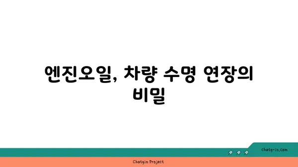 엔진오일 점검| 차량 관리의 필수 지침 | 엔진오일 교체, 점검 주기, 오일 종류, 주의 사항