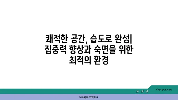 쾌적한 실내 환경의 비밀| 사람이 편안함을 느끼는 최적 습도 수준 | 습도 조절, 건강, 실내 환경