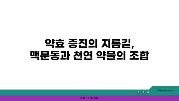 맥문동과 천연 약물의 시너지 효과| 건강 증진을 위한 궁극의 조합 | 맥문동, 천연 약물, 건강, 시너지 효과, 약효 증진