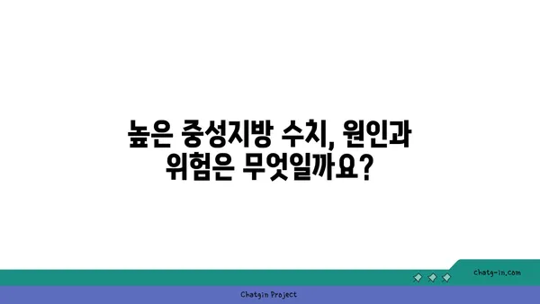 중성지방 완벽 가이드| 이해하기 쉽게 모든 것을 알려드립니다 | 건강, 지방, 콜레스테롤, 관리, 식단, 운동