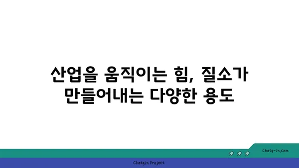 질소의 모든 것| 산출, 성질, 용도 | 화학, 산업, 생활