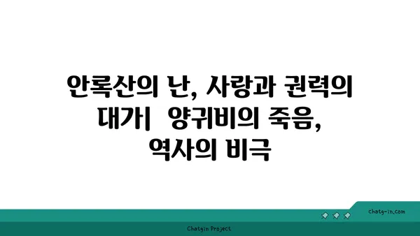 양귀비의 매혹| 아름다움과 슬픔의 이야기 | 중국 역사, 당나라, 현종, 비극