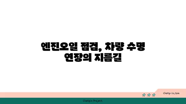 엔진오일 점검으로 차량 성능 최적화하기| 놓치지 말아야 할 5가지 체크 포인트 | 자동차 관리, 엔진오일 교체, 차량 성능 향상