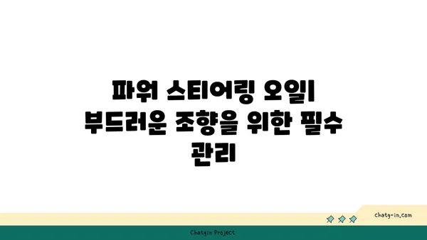 엔진룸 점검 가이드| 오일류 확인 및 관리 | 자동차 정비, 엔진 오일, 냉각수, 파워 스티어링 오일