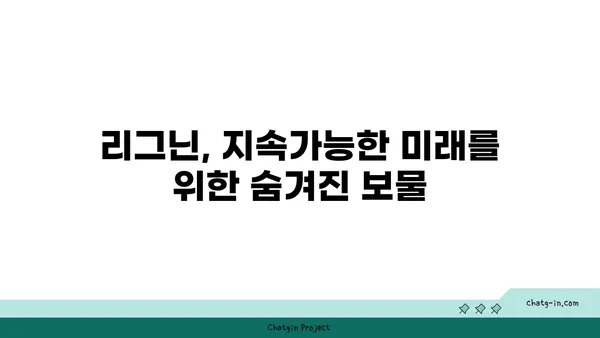 리그닌의 놀라운 비밀| 지속가능한 미래를 위한 혁신적인 소재 | 바이오매스, 친환경, 바이오플라스틱, 리그닌 활용