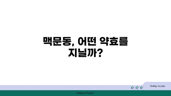 맥문동의 신비로운 세계| 건강 효능 탐구 | 약효, 효능, 부작용, 복용법, 재배