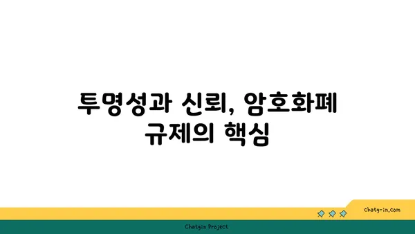 암호화폐 규제의 미래| 혁신과 안전의 조화 | 암호화폐, 규제, 혁신, 안전, 미래, 가이드