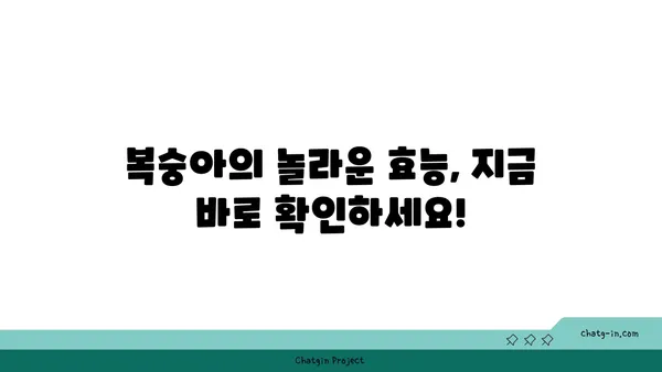 복숭아의 영양학적 강국| 건강과 맛의 완벽한 조화 | 복숭아 효능, 영양 정보, 맛있는 복숭아 고르는 팁