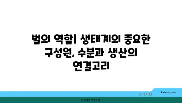 벌의 신비로운 세계| 꿀벌, 말벌, 땅벌 등 다양한 벌의 종류와 특징 알아보기 | 벌 종류, 벌 생태, 벌의 역할