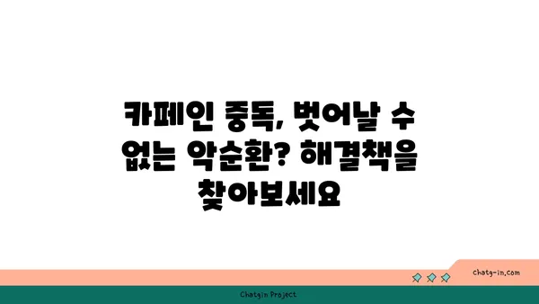 카페인, 우리 식생활을 얼마나 지배하고 있을까? | 카페인 중독, 섭취량, 건강 영향, 해결책