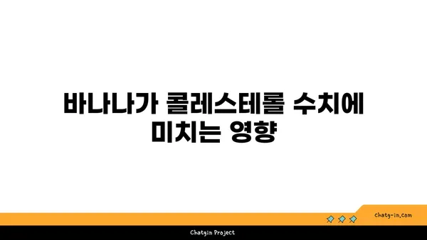 바나나, 심혈관 건강에 어떤 영향을 미칠까요? | 바나나 효능, 심장 건강, 혈압, 콜레스테롤