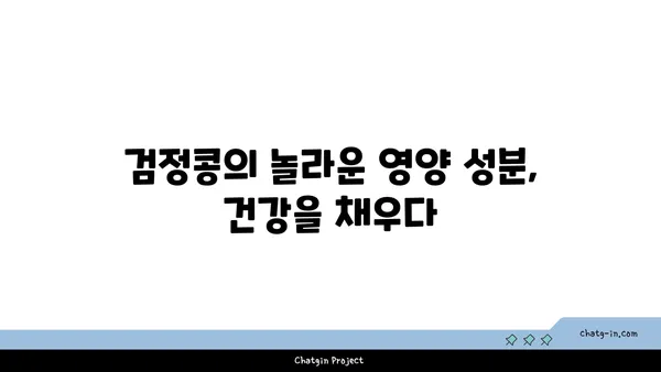 검정콩의 과학적 경이| 건강한 피부와 두발을 위한 영양 솔루션 | 검정콩 효능, 피부 건강, 모발 관리, 영양 섭취