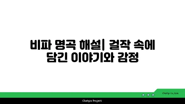 비파 감상 가이드| 걸작 이해를 위한 핵심 포인트 | 비파 음악 감상, 걸작 해설, 비파 연주 팁