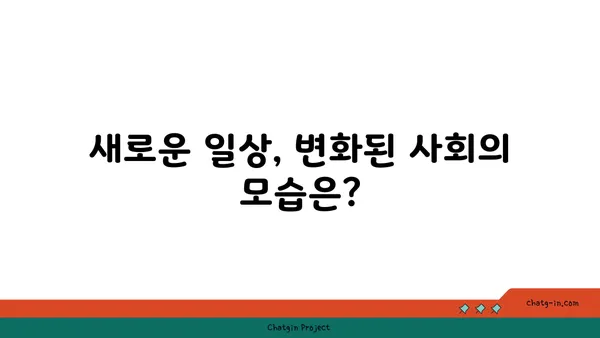 코로나19 팬데믹 이후 변화된 세상| 지속되는 영향과 미래 전망 | 사회 변화, 디지털 전환, 새로운 일상