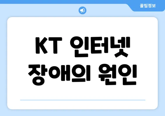 KT 인터넷 장애의 원인