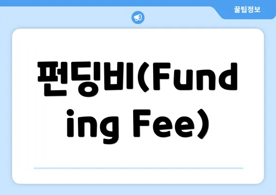 펀딩비(Funding Fee)