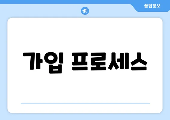 가입 프로세스