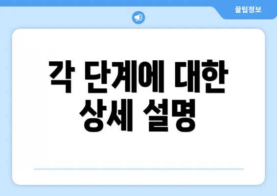각 단계에 대한 상세 설명