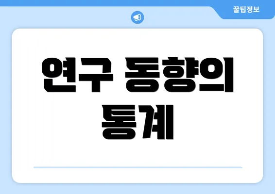 연구 동향의 통계
