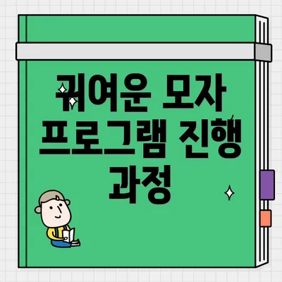 귀여운 모자 프로그램 진행 과정