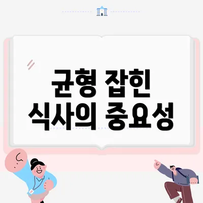 균형 잡힌 식사의 중요성