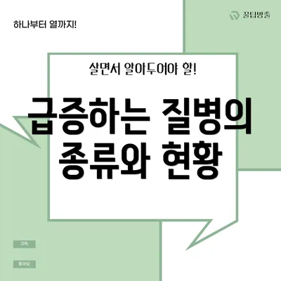 급증하는 질병의 종류와 현황