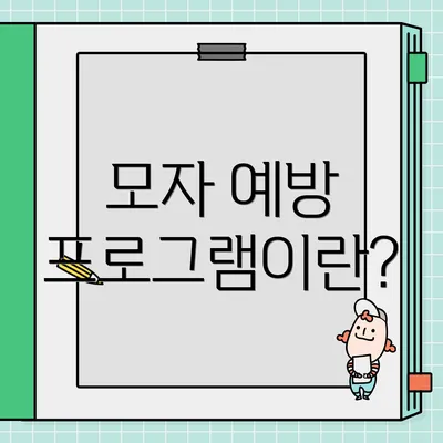 모자 예방 프로그램이란?