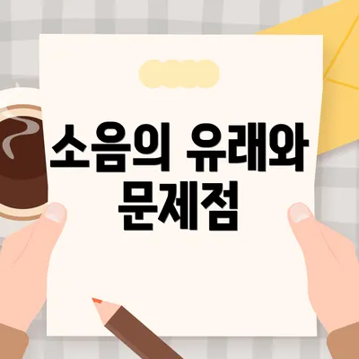 소음의 유래와 문제점