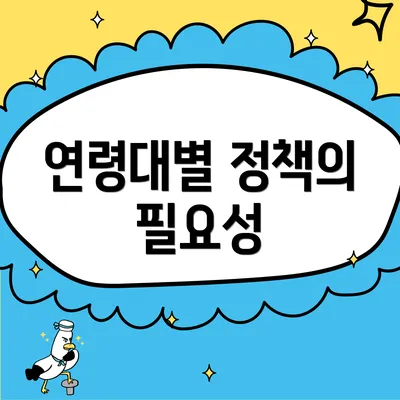연령대별 정책의 필요성