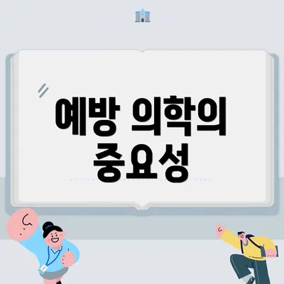 예방 의학의 중요성