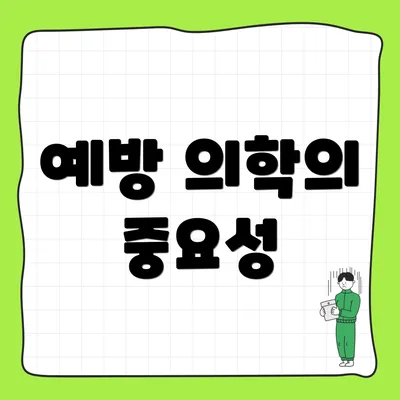 예방 의학의 중요성