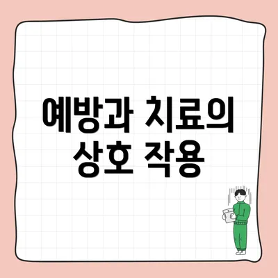 예방과 치료의 상호 작용