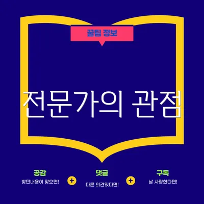전문가의 관점
