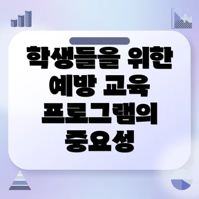 학생들을 위한 예방 교육 프로그램의 중요성