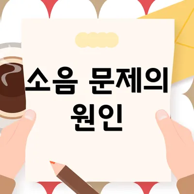 소음 문제의 원인