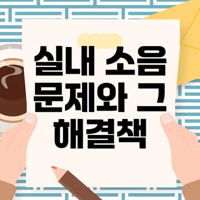 실내 소음 문제와 그 해결책