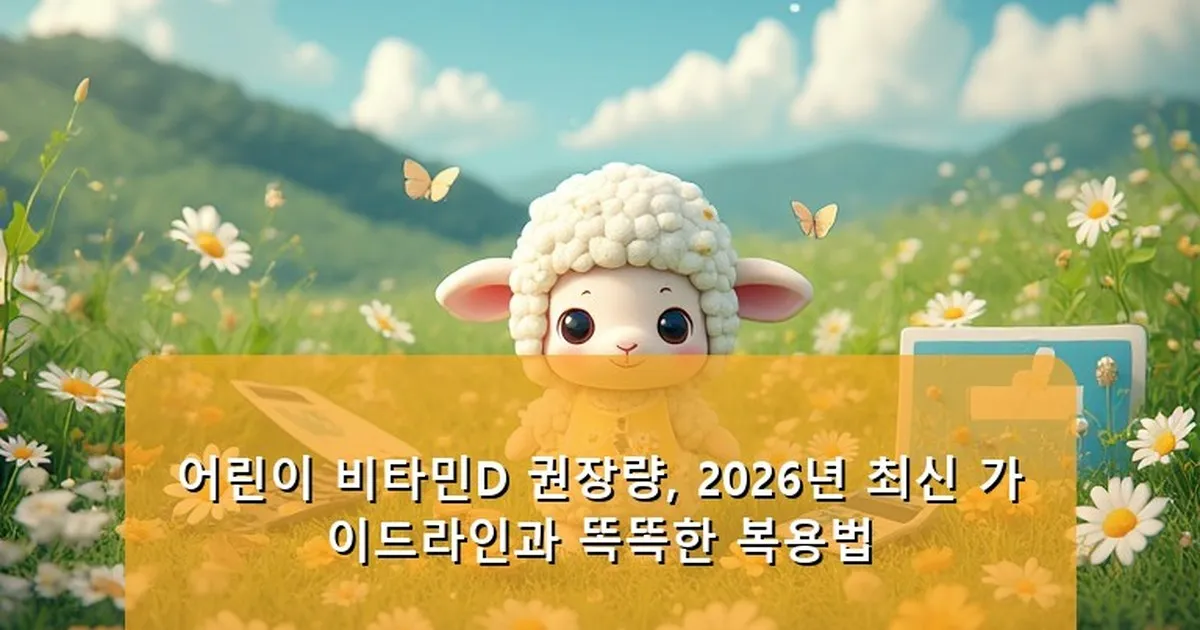 어린이 비타민d 권장량 - babyyang.kr 캐릭터