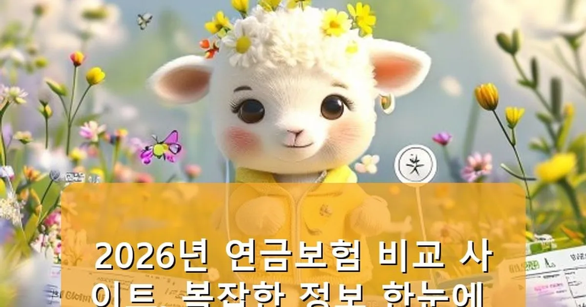 연금보험 비교 사이트 - babyyang.kr 캐릭터