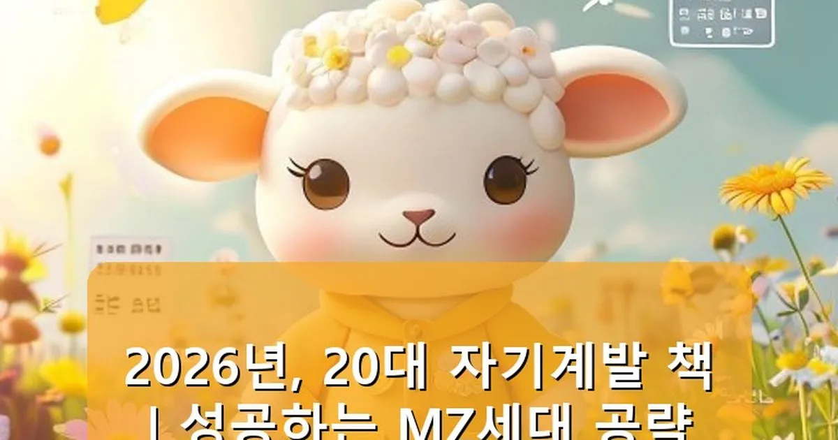 20대 자기계발 책 - babyyang.kr 캐릭터