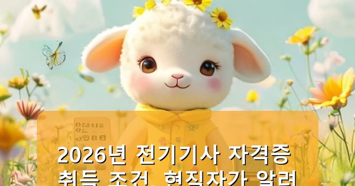 전기기사 자격증 취득 조건 - babyyang.kr 캐릭터