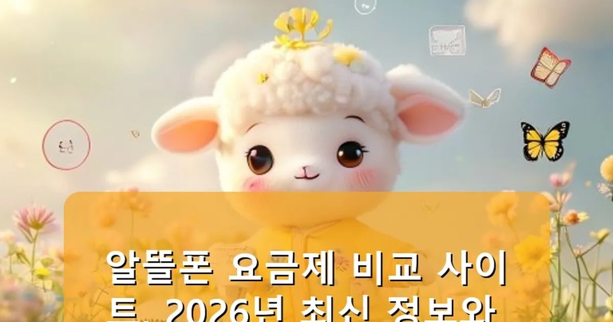 알뜰폰 요금제 비교 사이트 - babyyang.kr 캐릭터